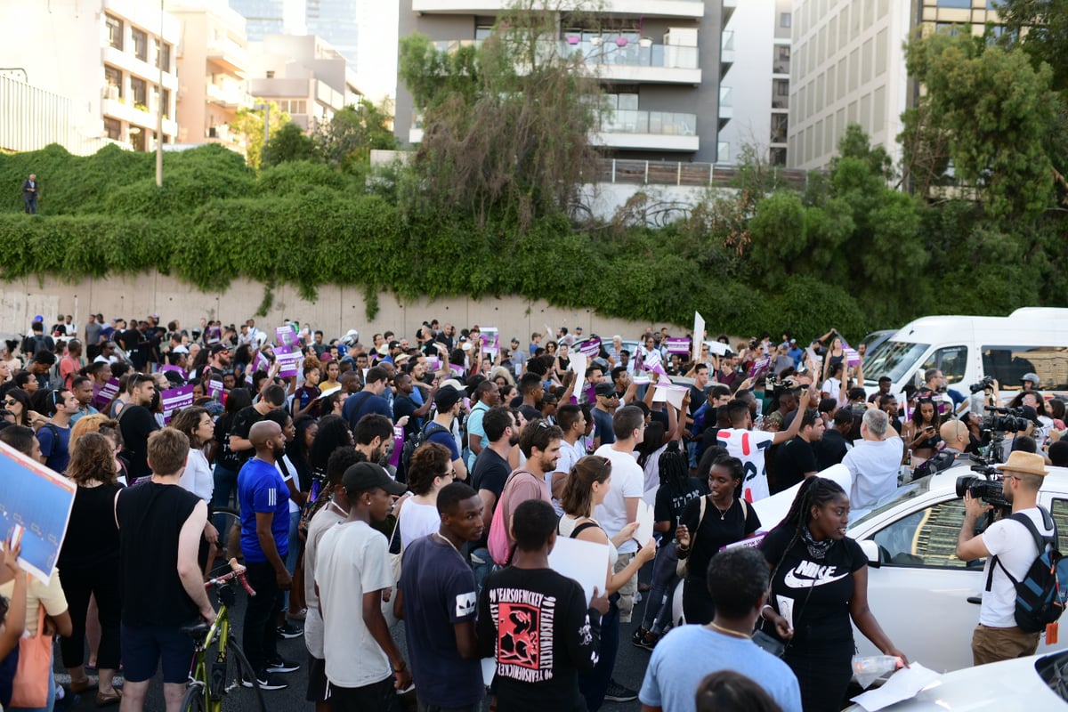 המחאה האלימה של יוצאי אתיופיה - בתמונות • צפו