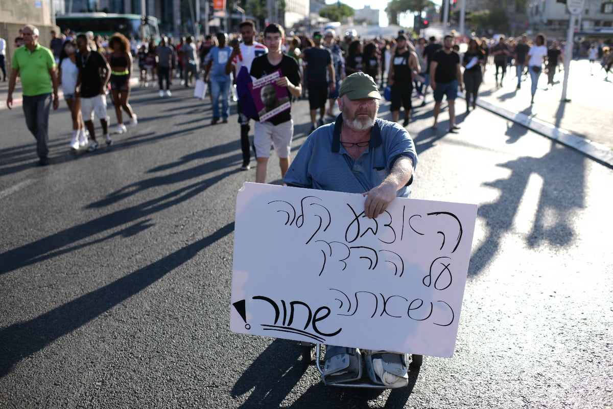 המחאה האלימה של יוצאי אתיופיה - בתמונות • צפו