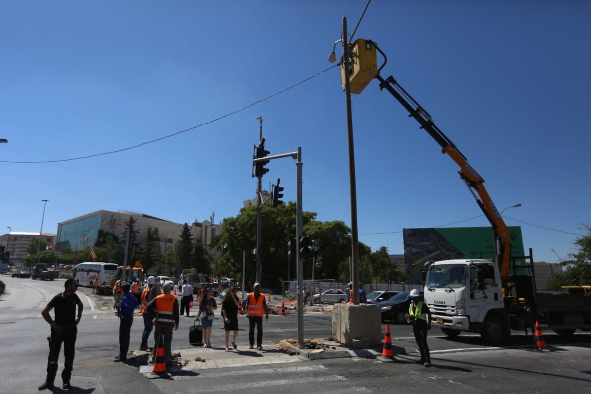 צפו בתיעוד: כך נחסמה הכניסה לירושלים