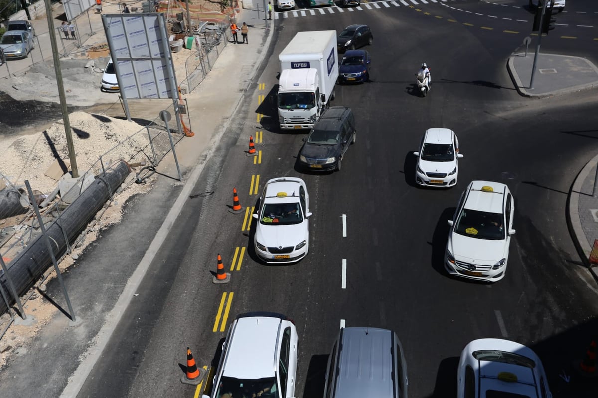 צפו בתיעוד: כך נחסמה הכניסה לירושלים