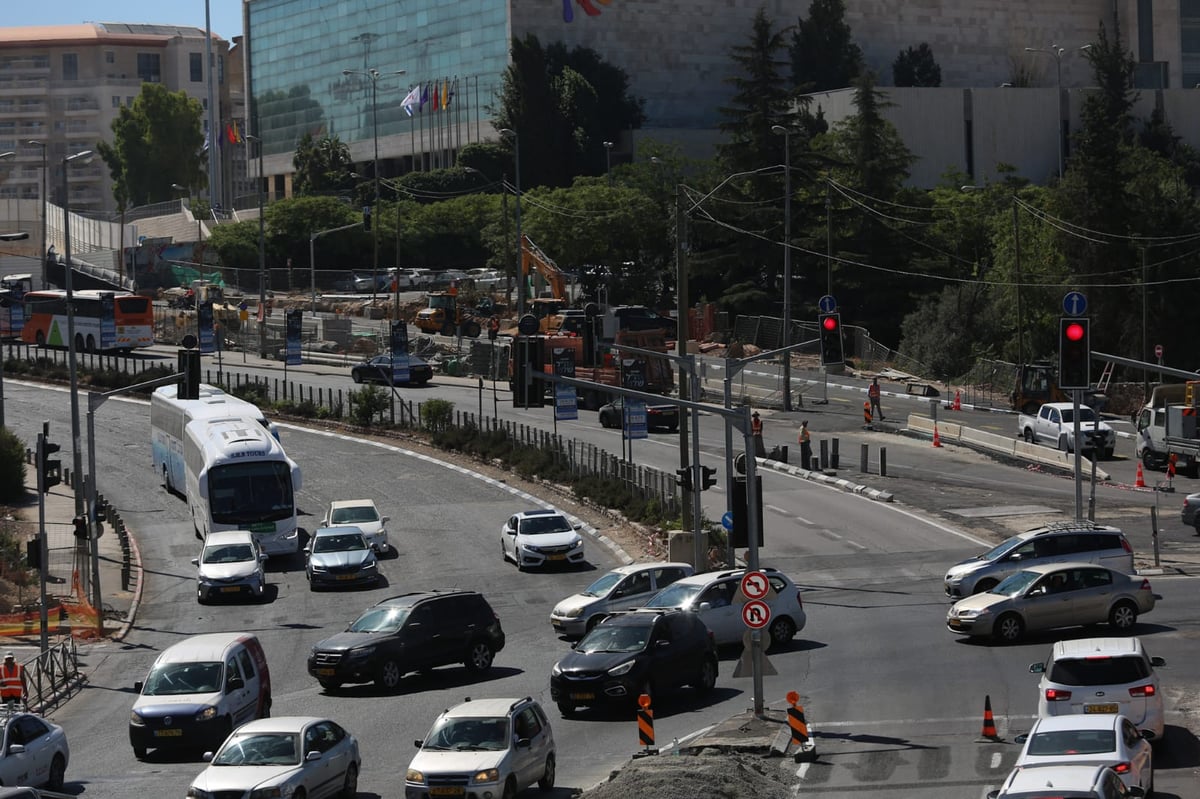 צפו בתיעוד: כך נחסמה הכניסה לירושלים