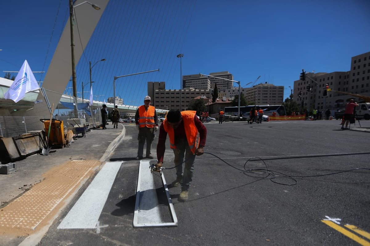 צפו בתיעוד: כך נחסמה הכניסה לירושלים