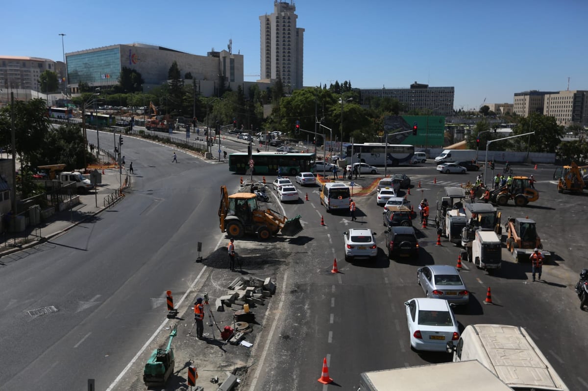 צפו בתיעוד: כך נחסמה הכניסה לירושלים