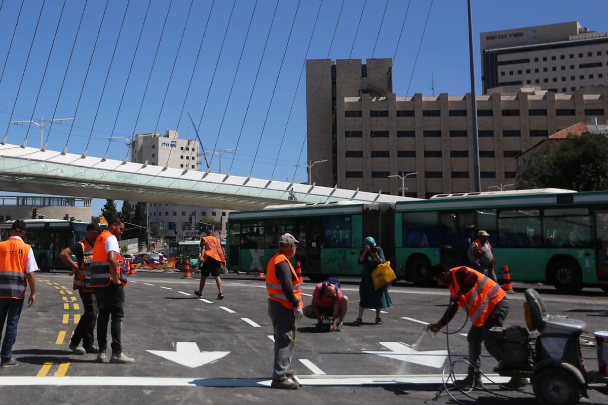 צפו בתיעוד: כך נחסמה הכניסה לירושלים