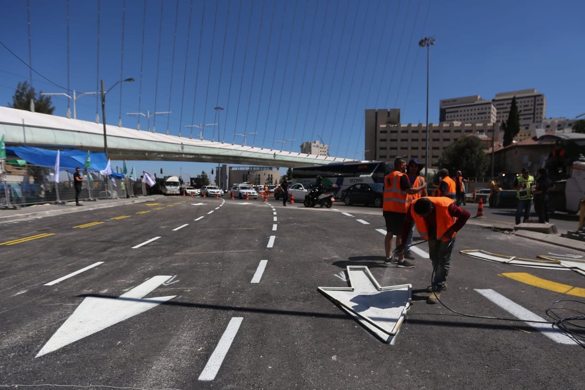 צפו בתיעוד: כך נחסמה הכניסה לירושלים