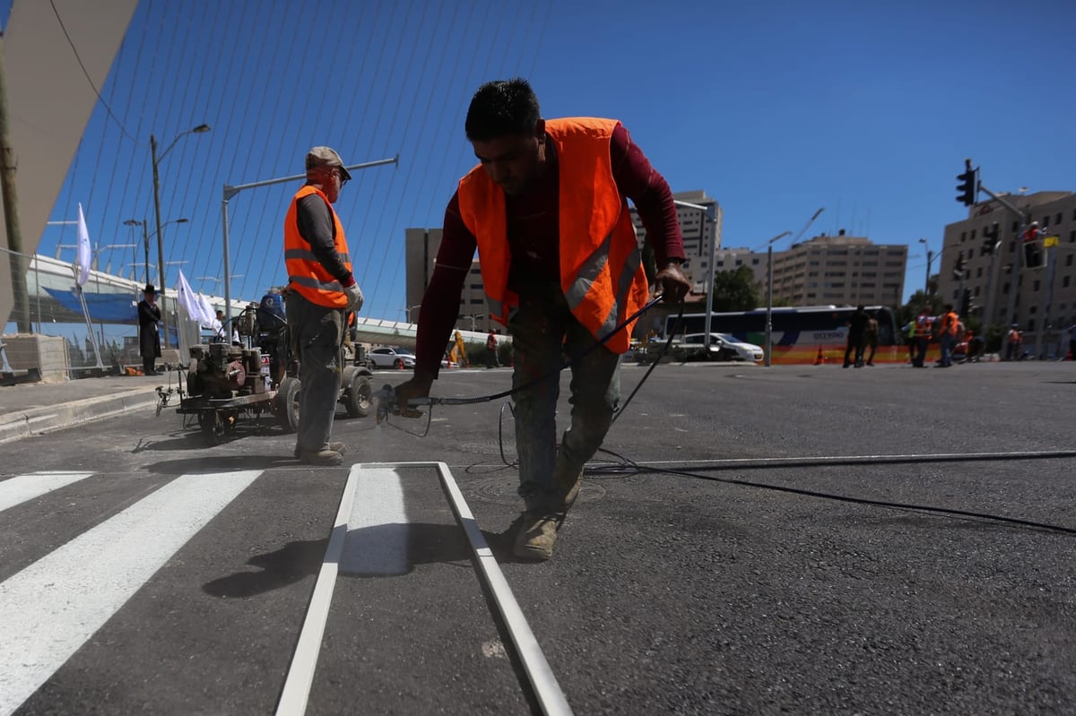 צפו בתיעוד: כך נחסמה הכניסה לירושלים