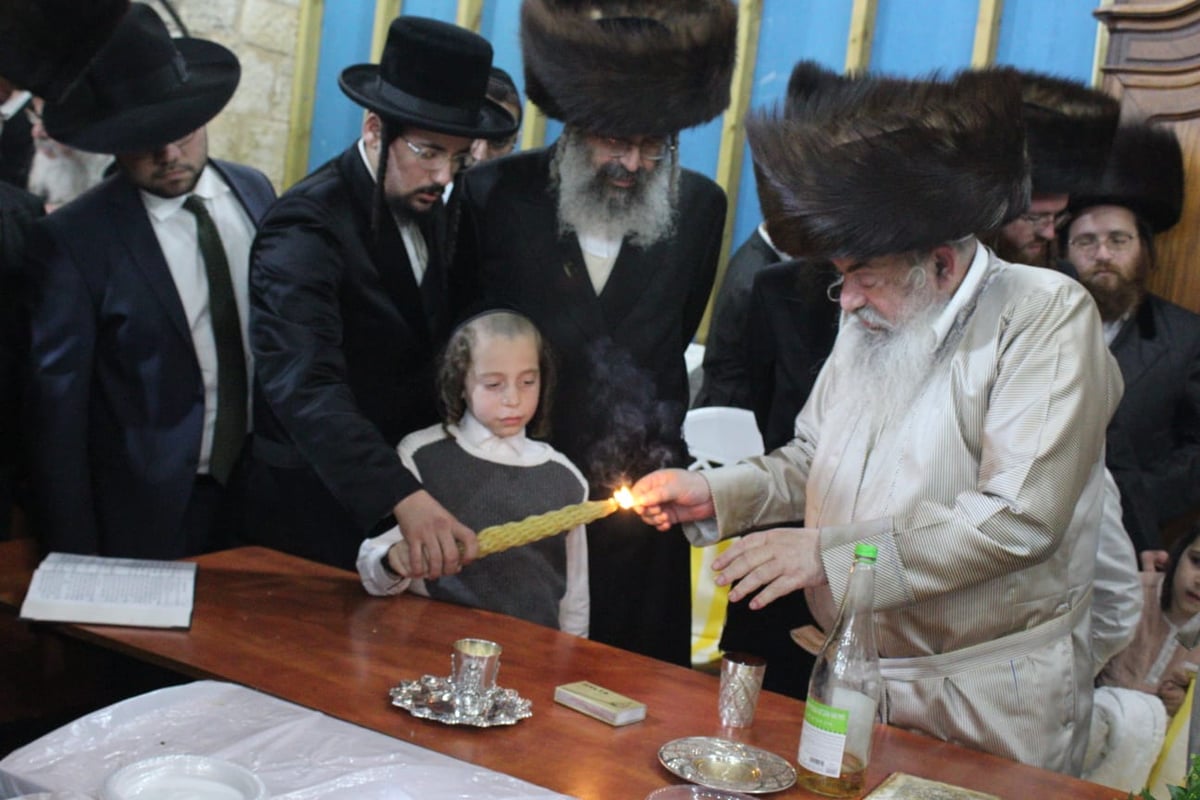 חנוכת הבית: האדמו"ר מלעלוב שבת בצפת