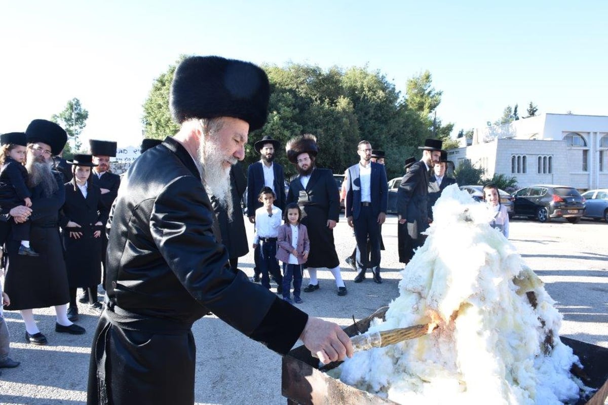 האדמו"ר מאשלג שבת ביישוב מירון • גלריה