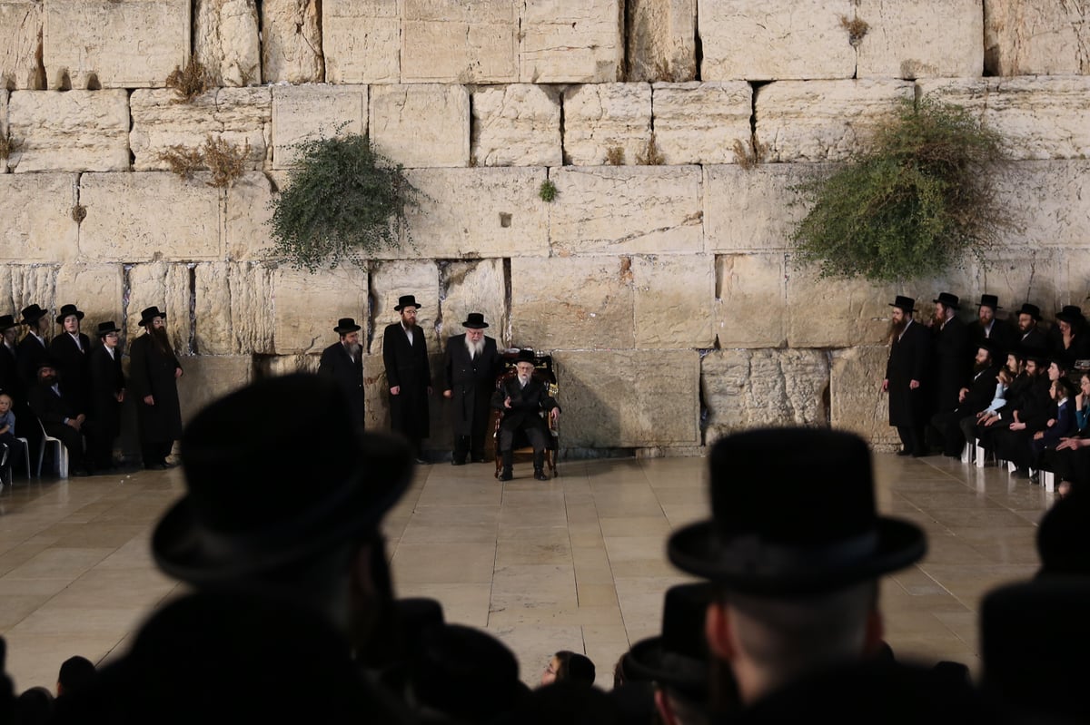 לרגל ה'יארצייט': האדמו"ר מסערט ויז'ניץ - בכותל