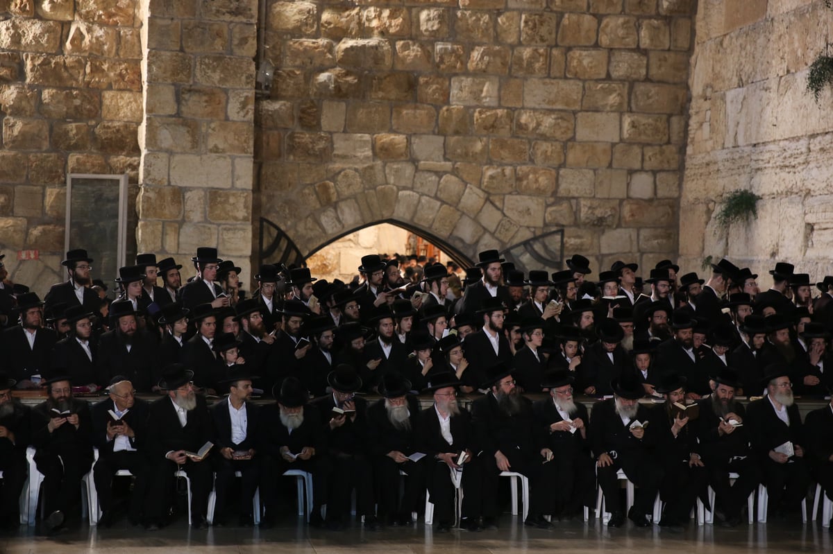 לרגל ה'יארצייט': האדמו"ר מסערט ויז'ניץ - בכותל