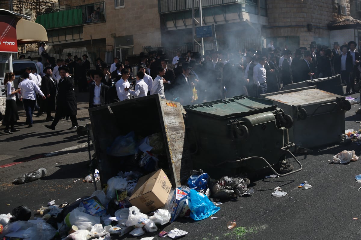 בעקבות מעצר העריק: חסימת כבישים בירושלים - 6 נעצרו