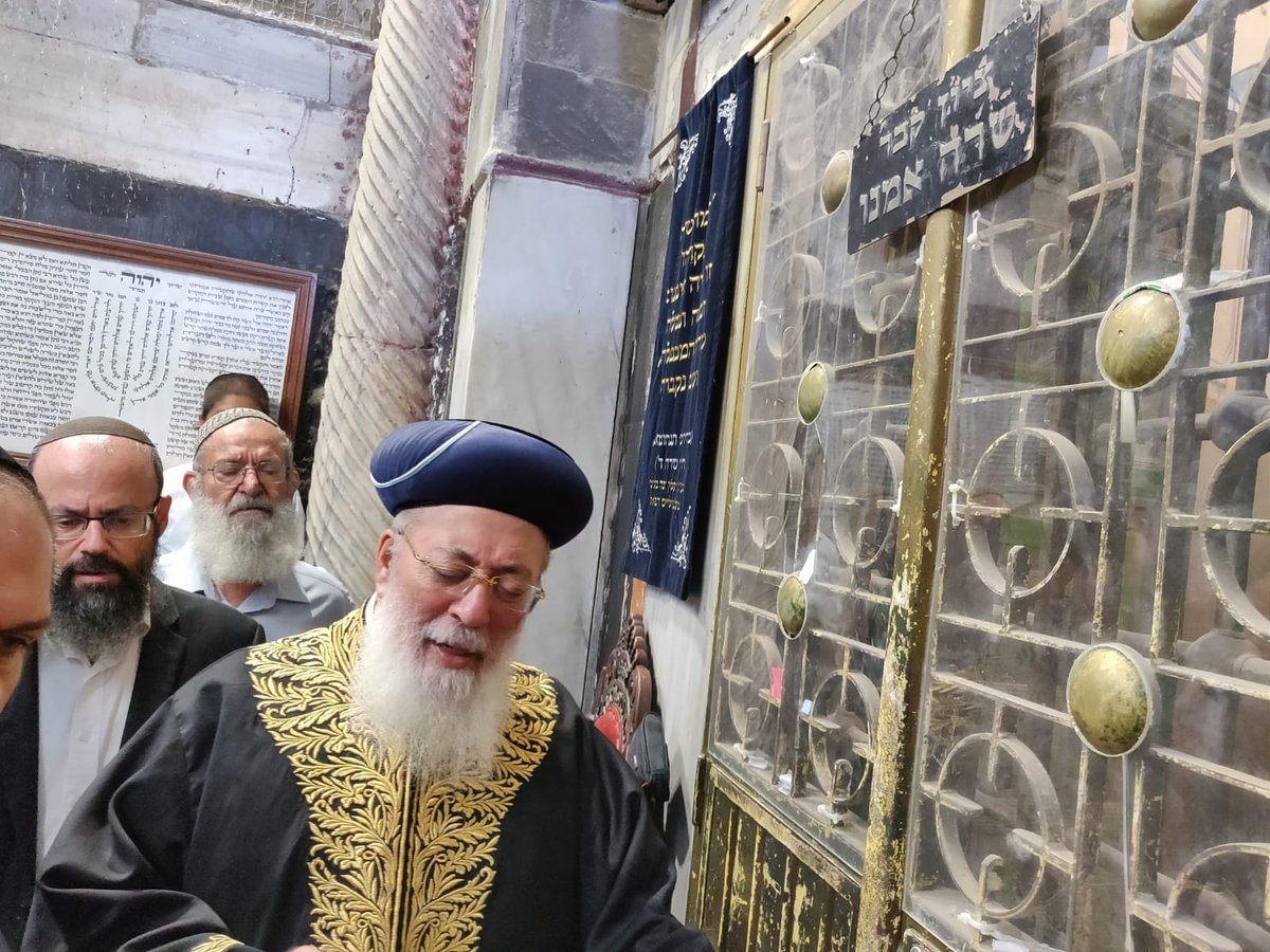 תיעוד: הראשון לציון בקברי האבות שבחברון