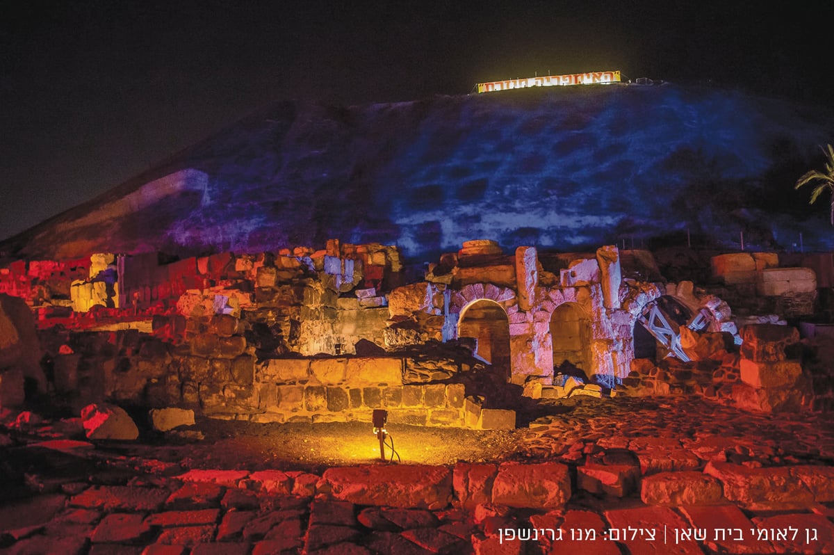 שרידי עתיקות בבית שאן הקדומה