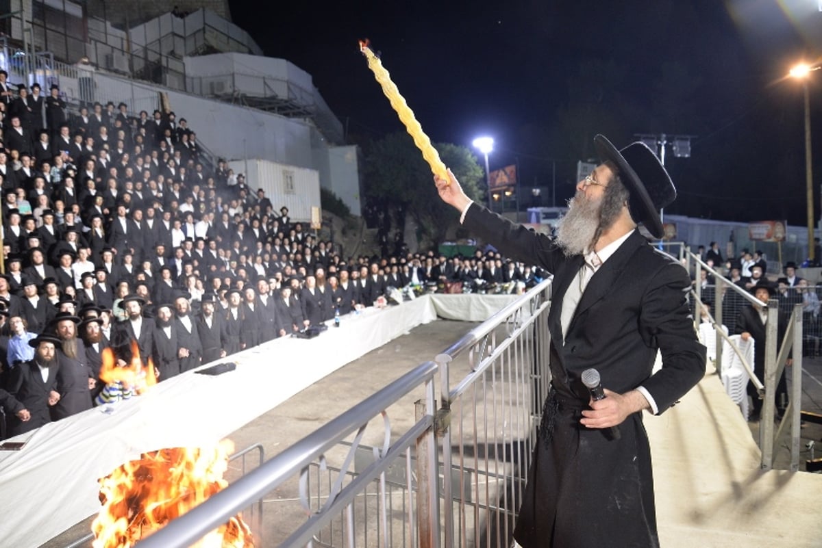 מעמד אדיר ברשב"י עם כאלפיים תלמידי ישיבות מביתר עילית, בראשות הגה"צ ר' אלימלך בידרמן