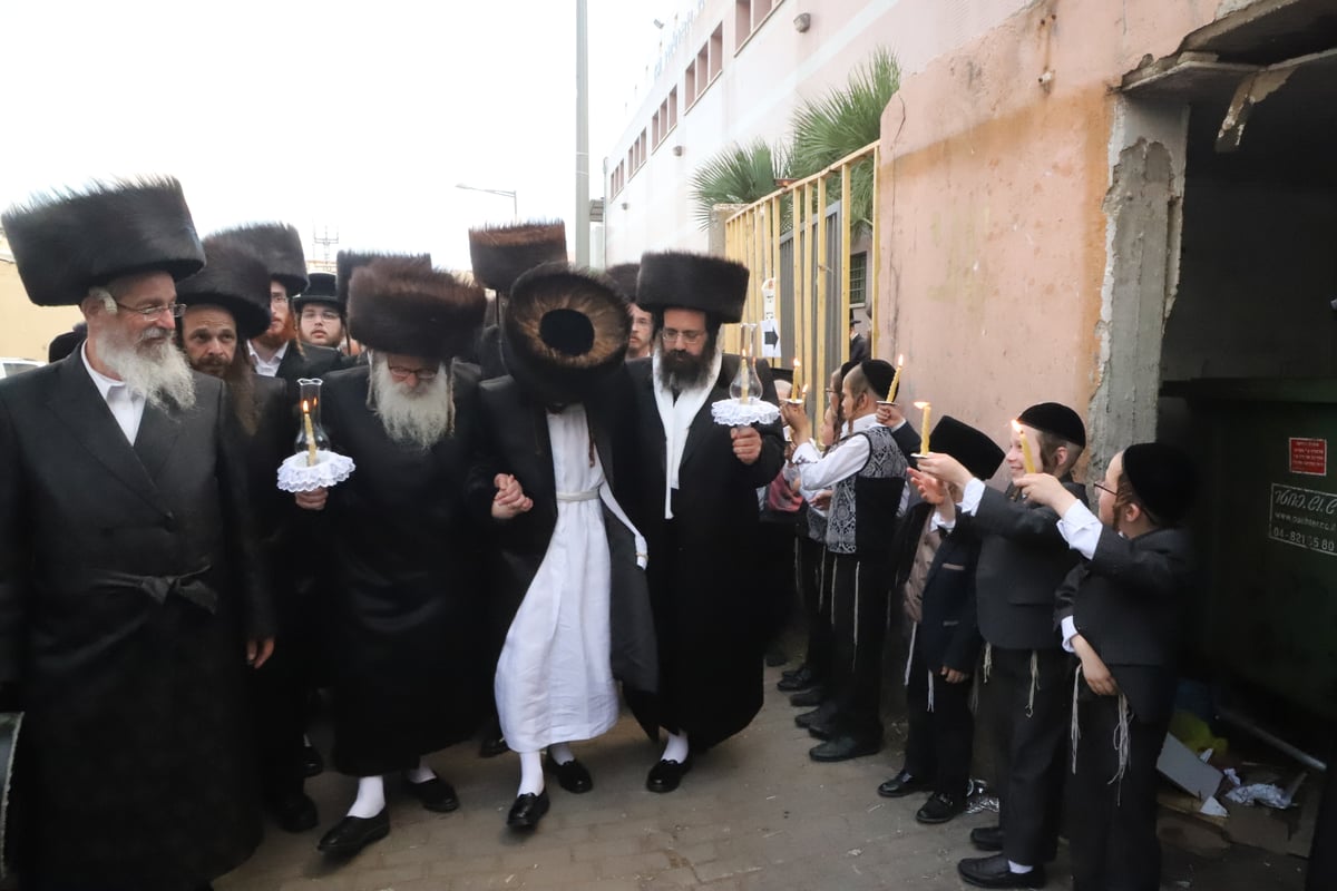 צפו: נישואי בן האדמו"ר מנדבורנה ירושלים