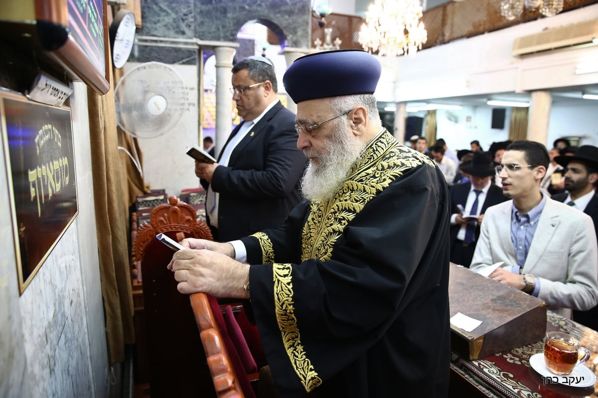 בראשות הראשל"צ: מעמד הסליחות הראשון