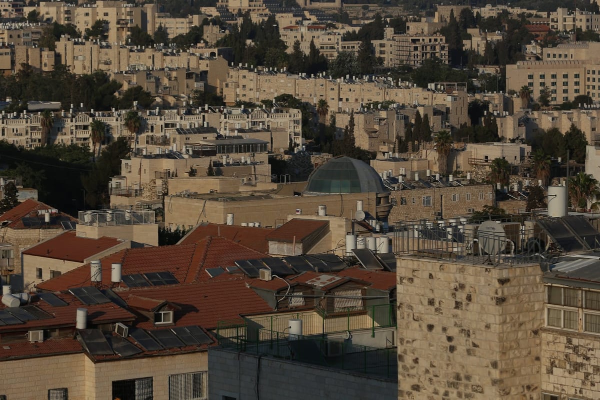 צפו: מבט מלמעלה על השכונות בירושלים