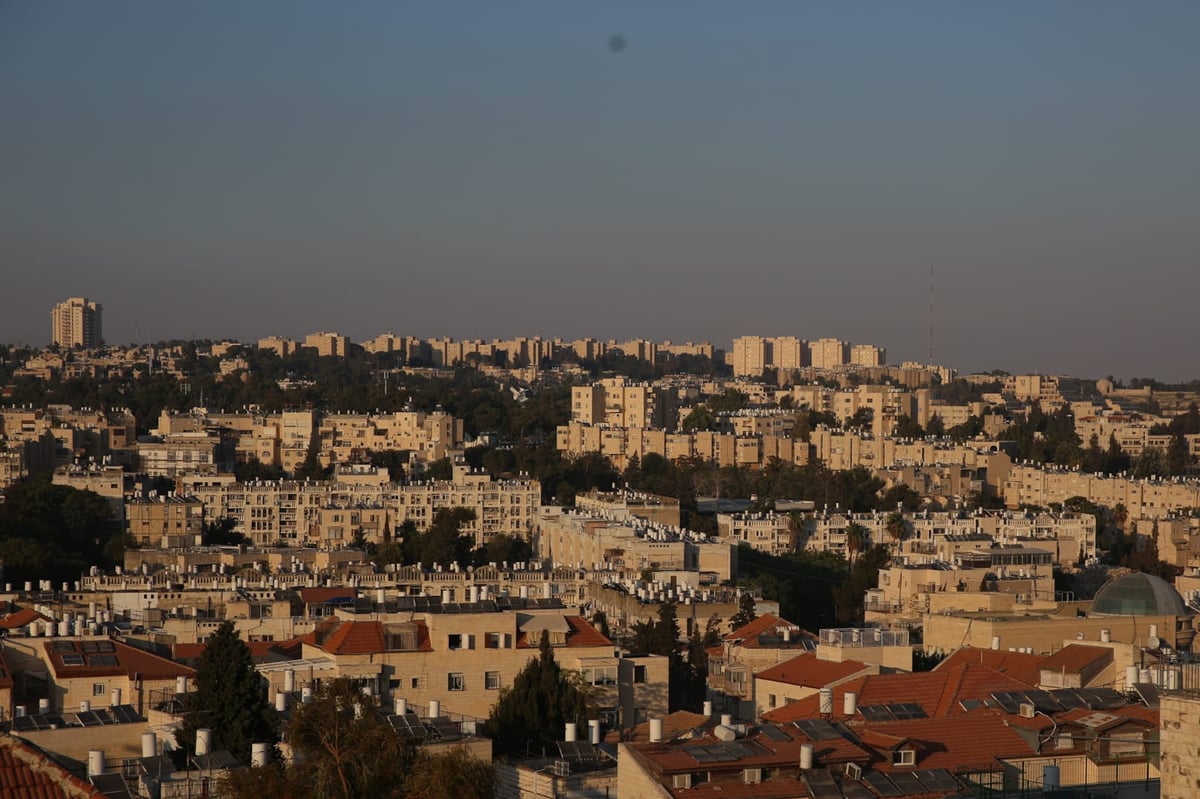 צפו: מבט מלמעלה על השכונות בירושלים