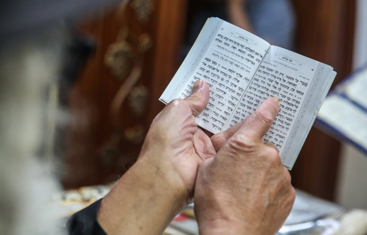 תיעוד: אמירת הסליחות ליד ציון הרשב"י