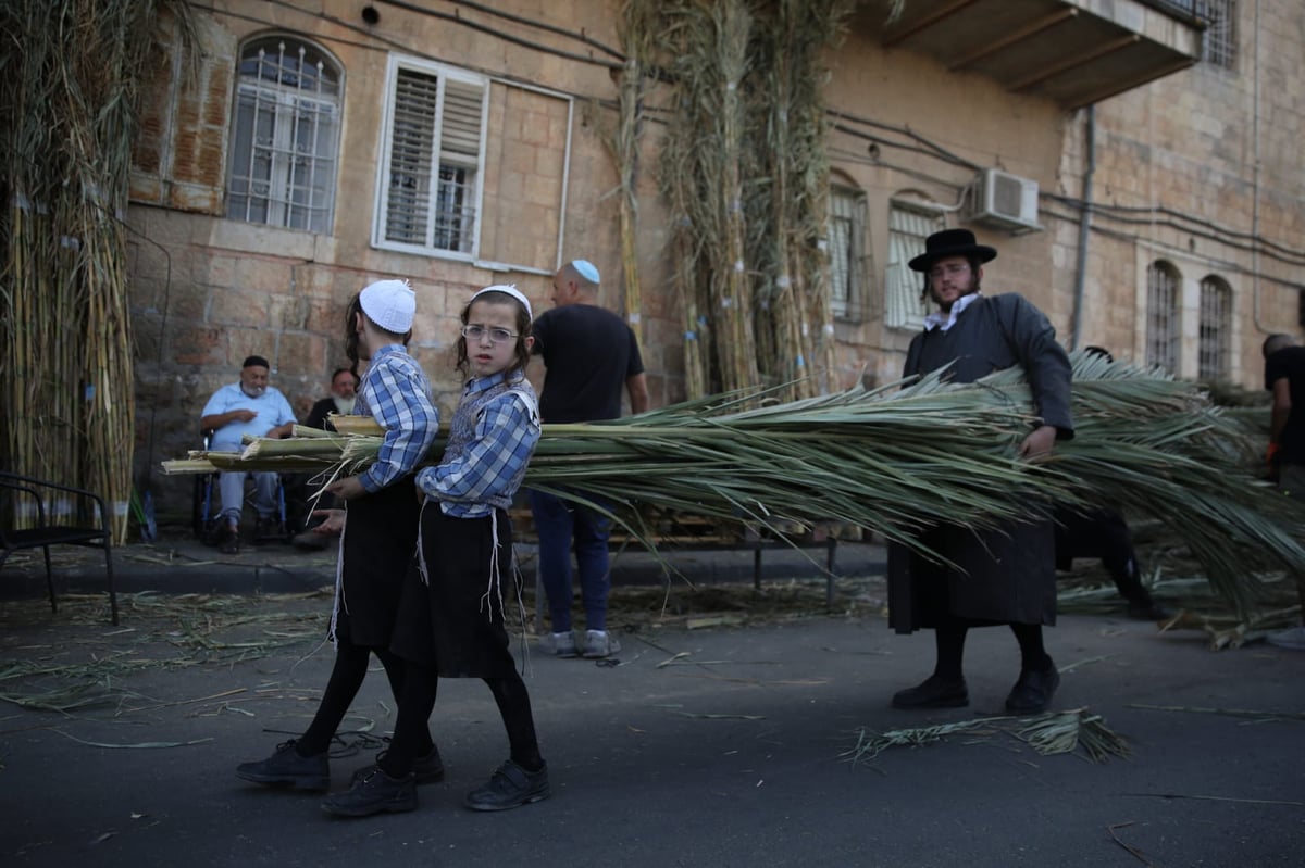 ערב סוכות, ירושלים; 10 תמונות שמספרות את כל הסיפור