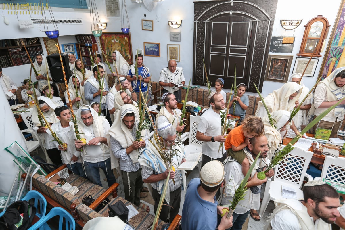 צפו: תפילה מיוחדת עם הרב שמואל אליהו בבית כנסת 'אבוהב' בצפת