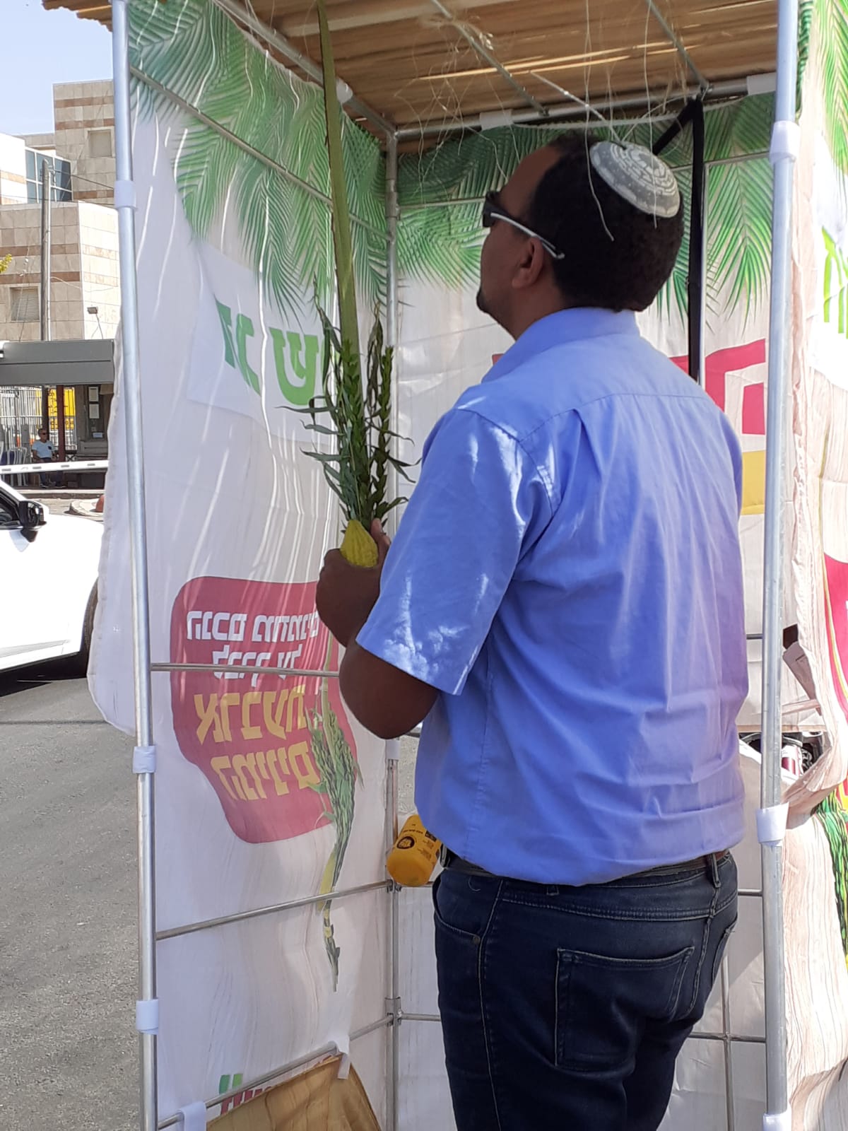 גם החיילים בירכו: "מבצע לולב" של חב"ד