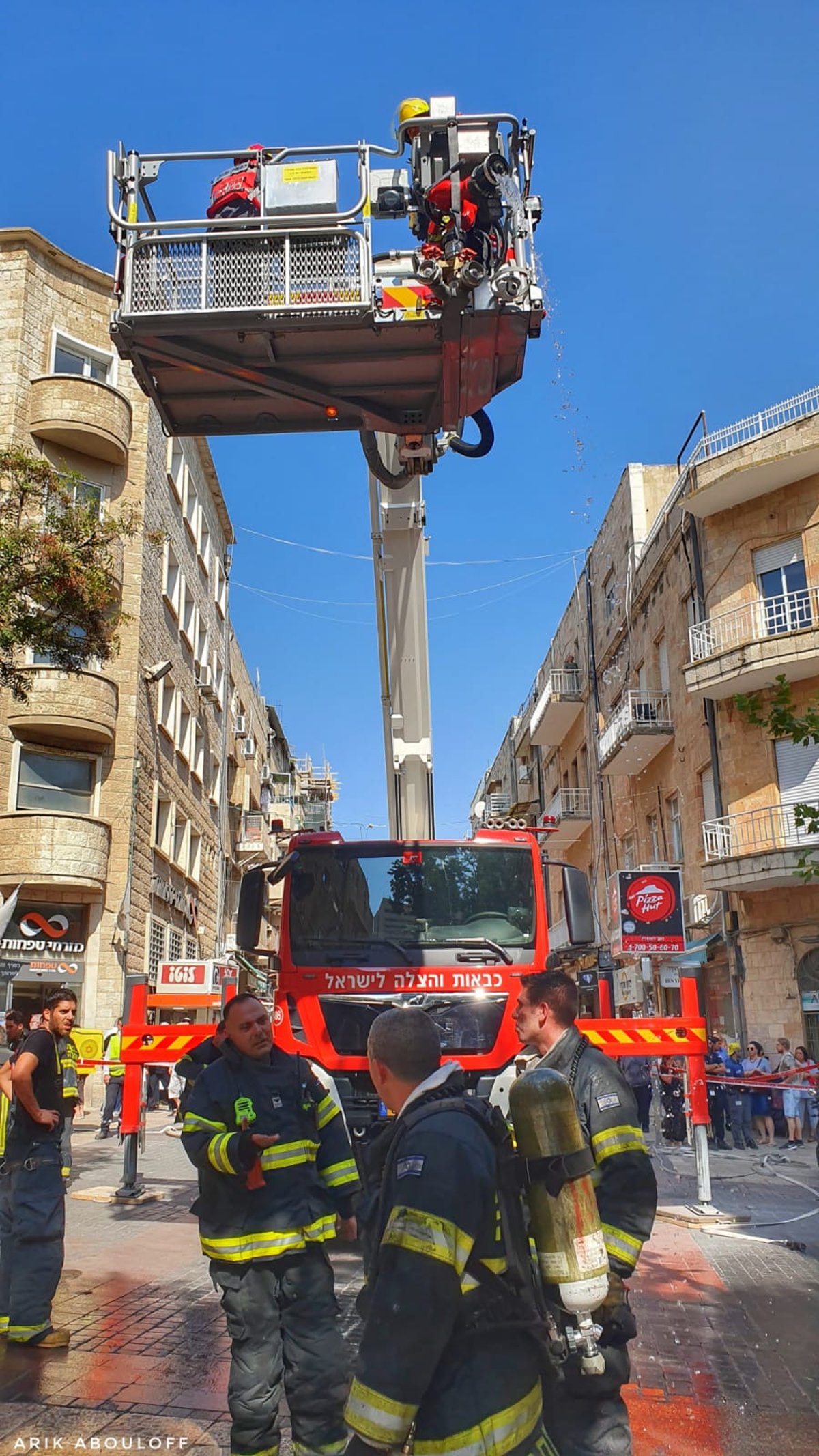 גבר בן 50 נפצע קשה מאוד בשריפה בירושלים