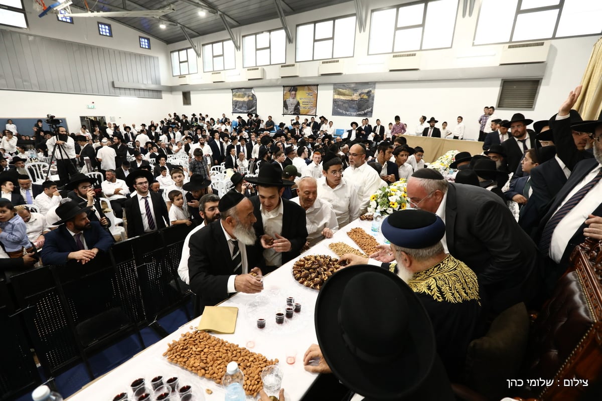 המונים במעמד 'הקבלת פני רבו' לראשל"צ הגר"ש עמאר