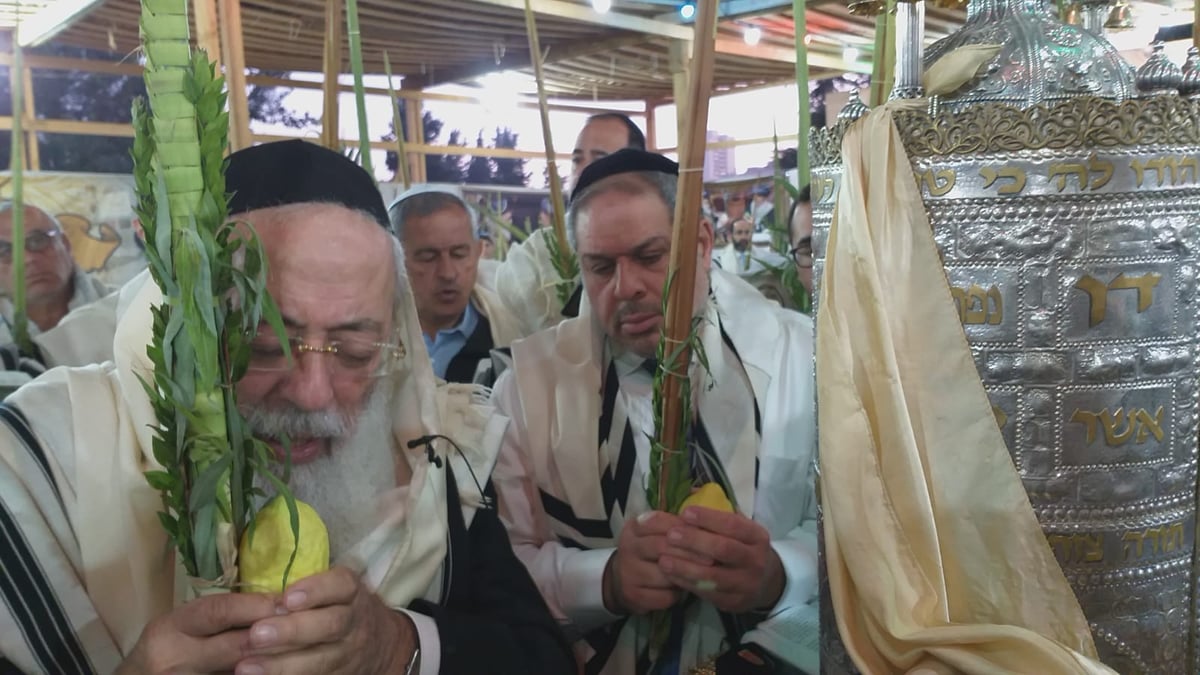 ההקפות והחבטות של הראשל"צ הגר"ש עמאר