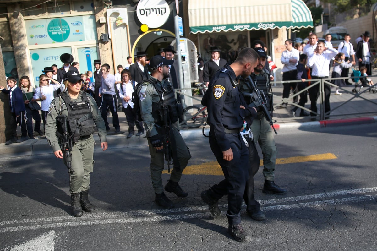 הופסקו עבודות הרכבת הקלה ב'גאולה'; מפגין נעצר