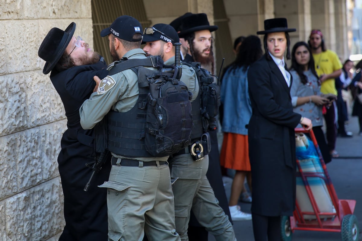 הופסקו עבודות הרכבת הקלה ב'גאולה'; מפגין נעצר