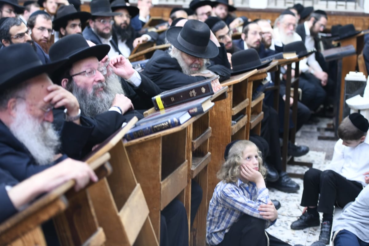 בכולל חזון איש: עצרת מספד להגר"נ קרליץ