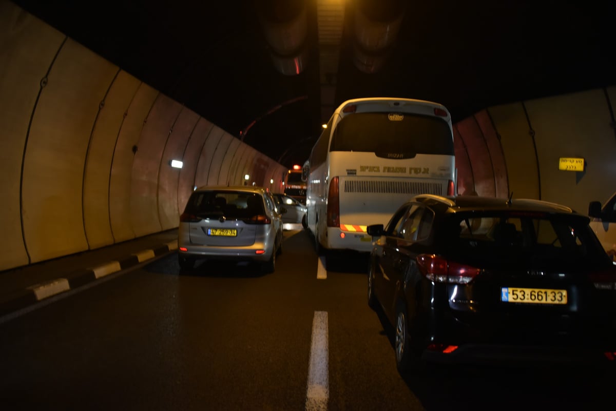 כך נערך תרגיל חירום במנהרות הכרמל • צפו