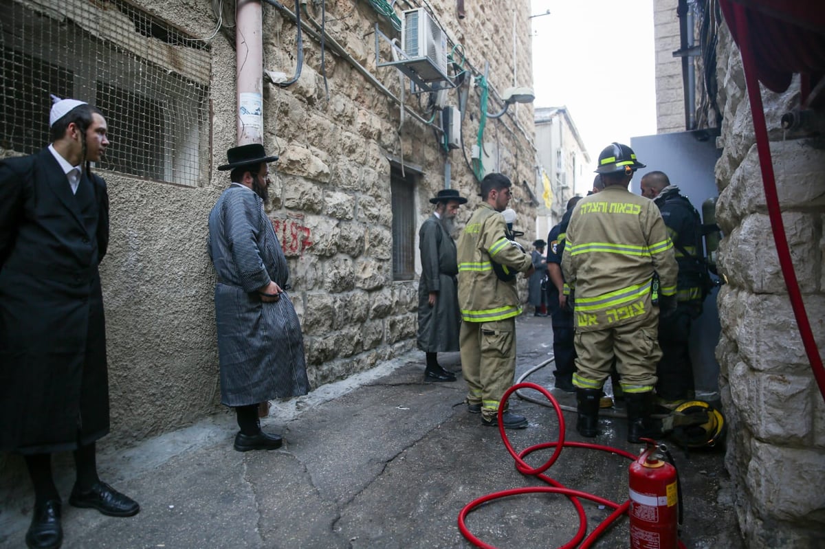 שריפה בתולדות אהרן: תלמידי החיידר פונו