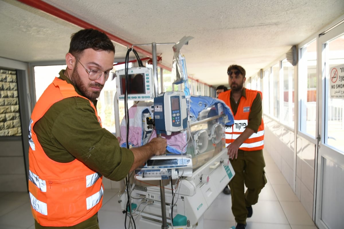 הילדים והתינוקות הועברו לאשפוז מוגן • צפו