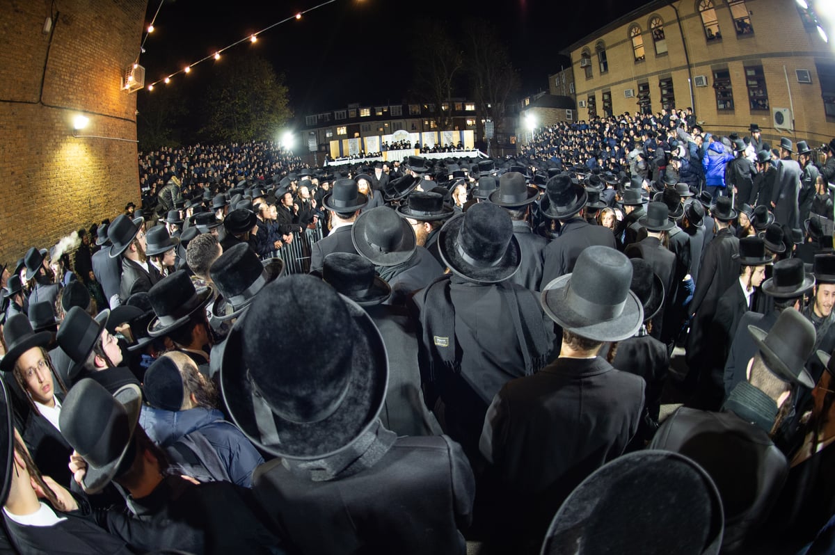 תיעוד: האדמו"ר מסאטמר בביקור בלונדון