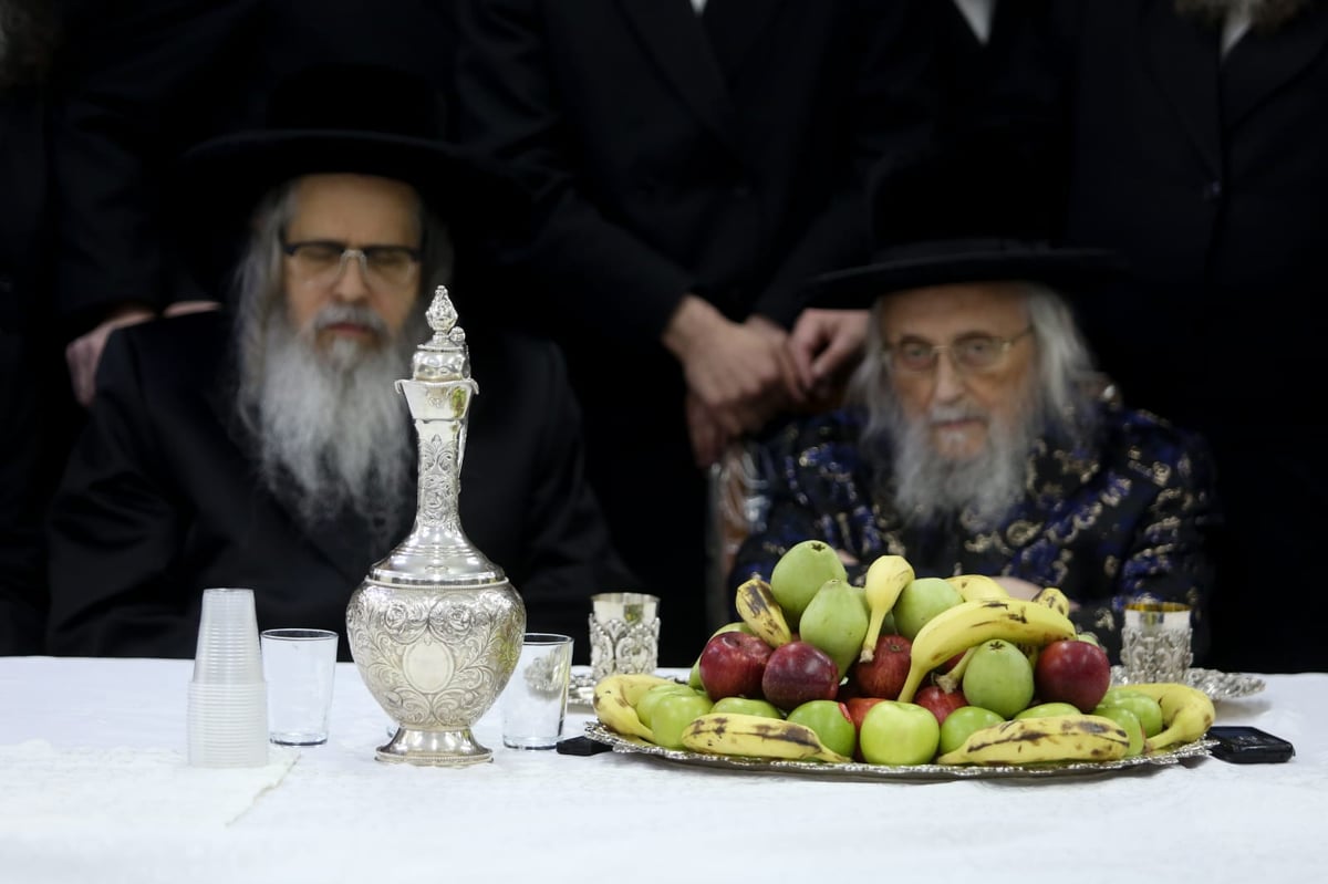 תיעוד: קבלת פנים לאדמו"ר מסאטמר אצל גאב"ד העדה החרדית