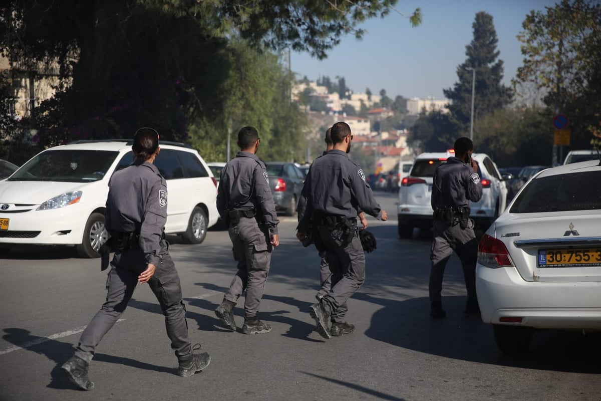 המסוק המשטרתי תיעד: השריפה במבשרת