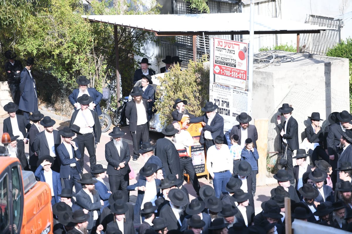 ה'חזונאישניקים' ליוו את רבם למנוחות. תיעוד