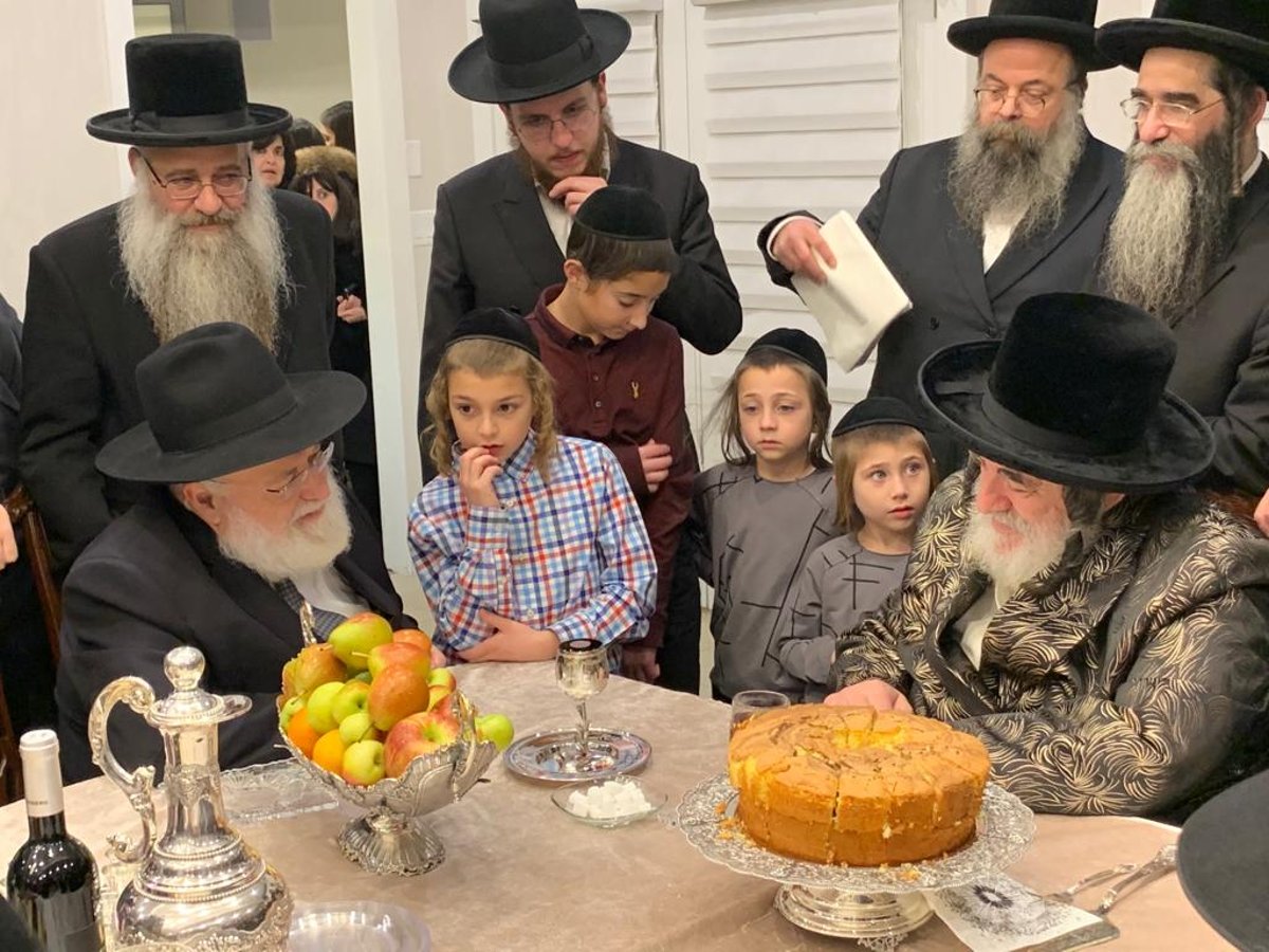 תיעוד: כשהרבי מויז'ניץ פצח בשירה  עם הזמר