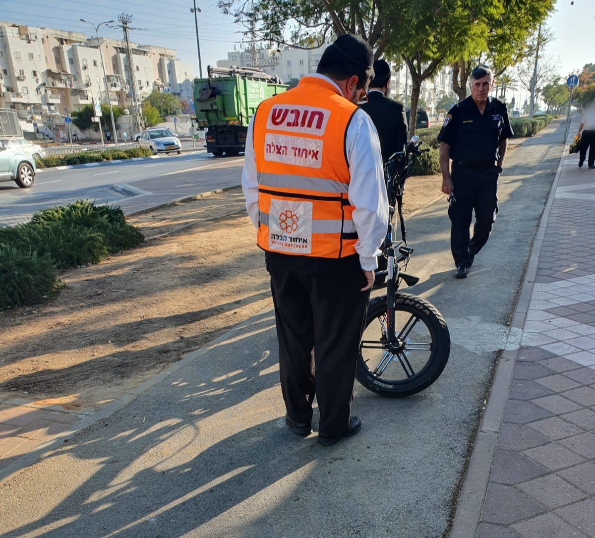 ילד חרדי נפצע מפגיעת אופניים חשמליים