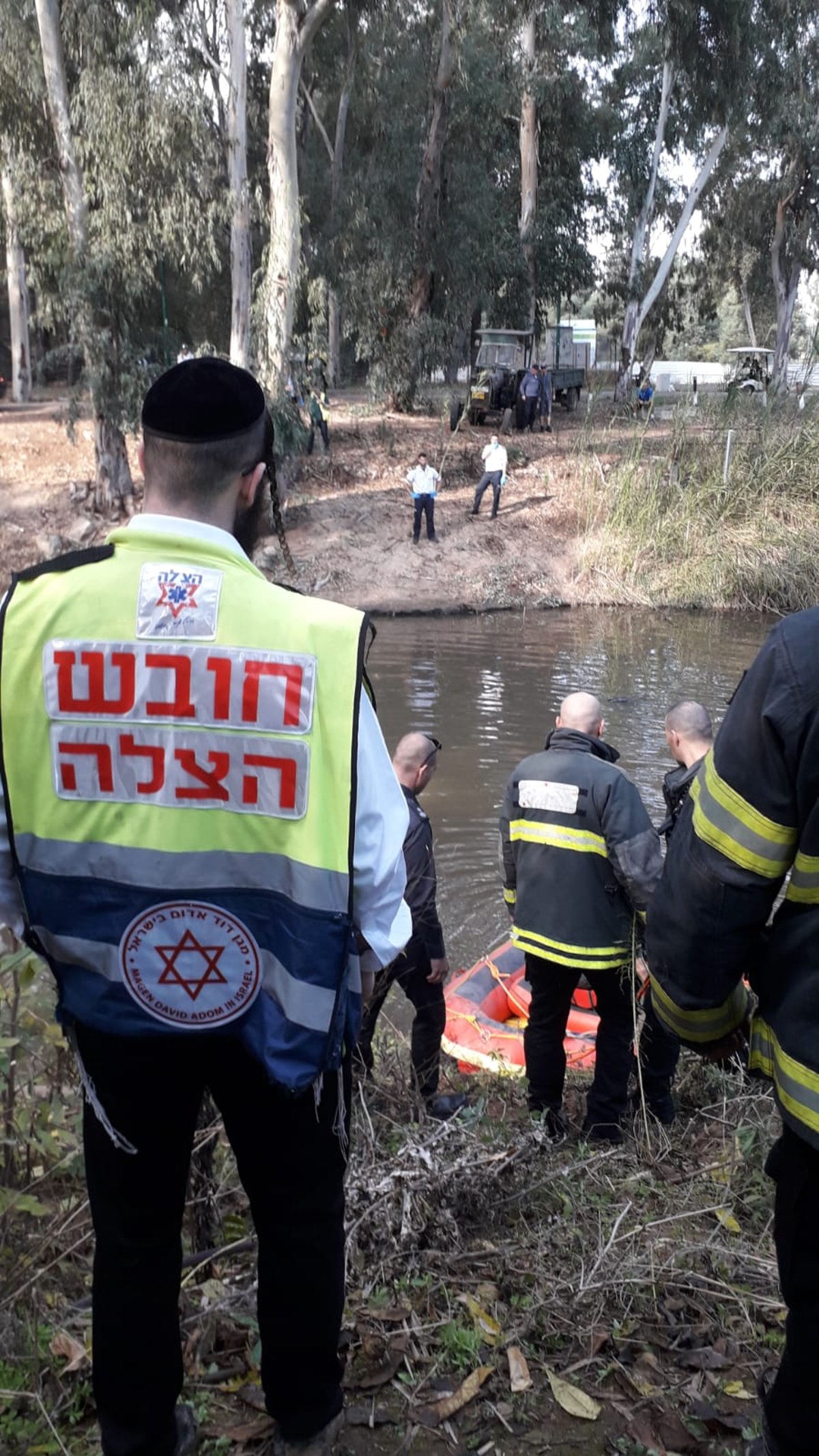 גופת גבר כבן 30 אותרה בנחל הירקון