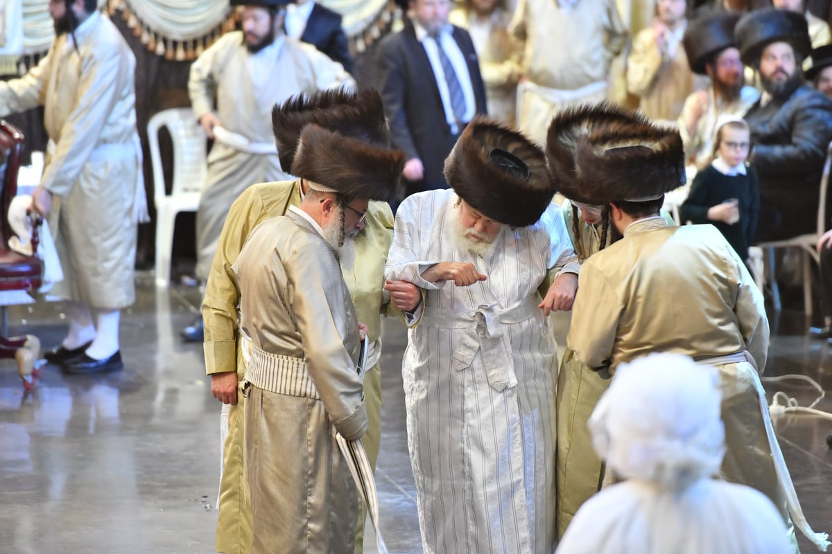 בתולדות אברהם יצחק חגגו את נישואי נכדת האדמו"ר