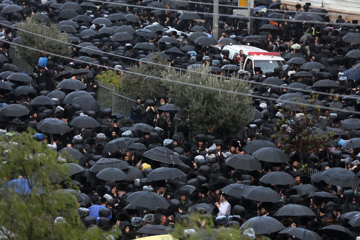 צפו: רבבות בשמחת החופה לנכד האדמו"ר מגור