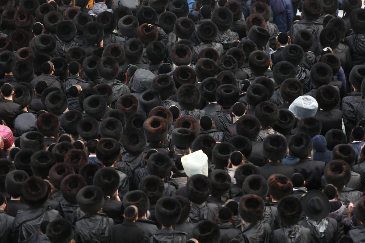 צפו: רבבות בשמחת החופה לנכד האדמו"ר מגור