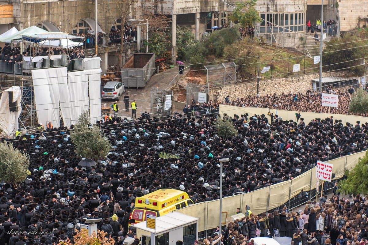 100 רגעים: החב"דניקים תיעדו את החופה בגור