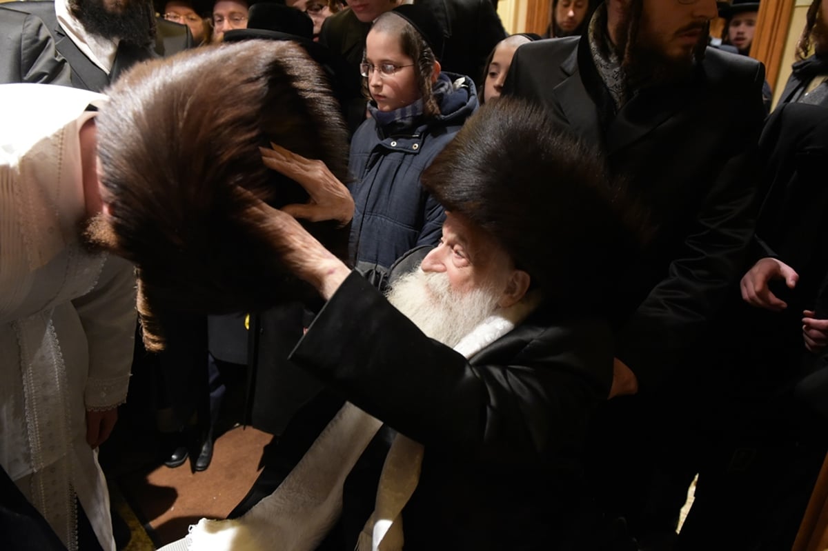 אלפים בשמחת החתונה לנכד האדמו"ר מסאטמר