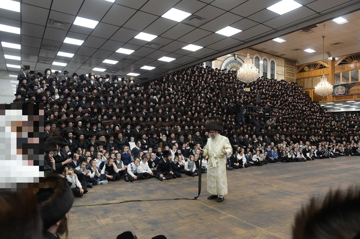 אלפים בשמחת החתונה לנכד האדמו"ר מסאטמר