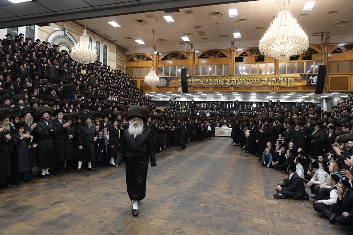 אלפים בשמחת החתונה לנכד האדמו"ר מסאטמר