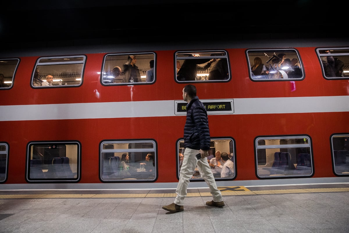 במעמד סמוטריץ' וכץ: נחנך קו הרכבת המהיר מירושלים לתל אביב